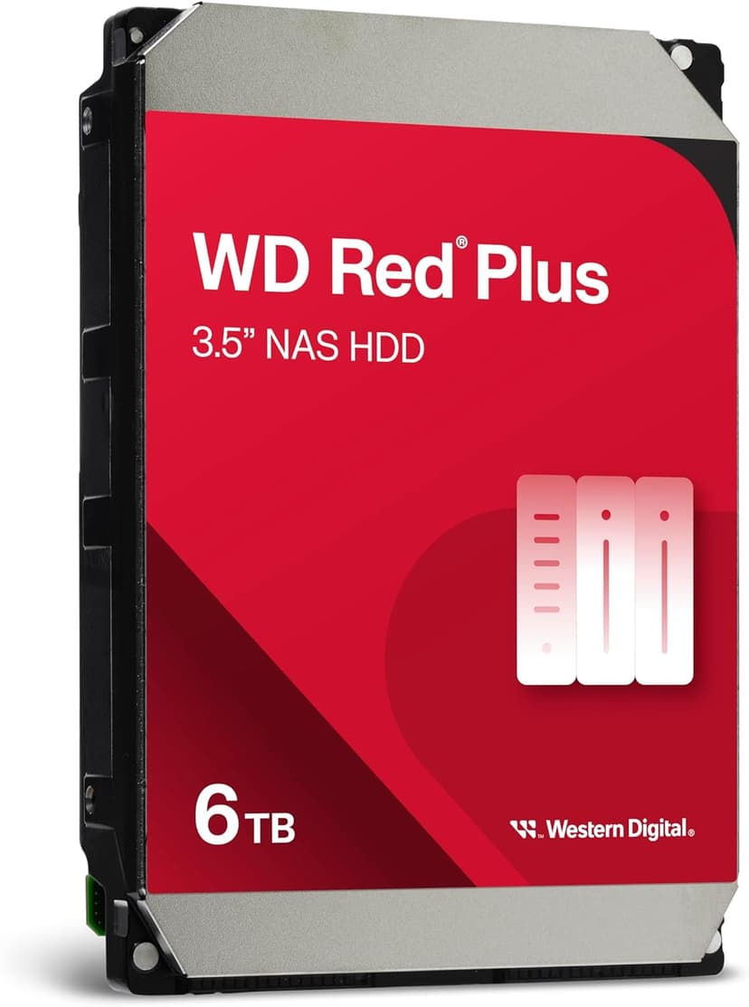 WD WD Red Plus 6TB NAS HDD - 6TB HDD