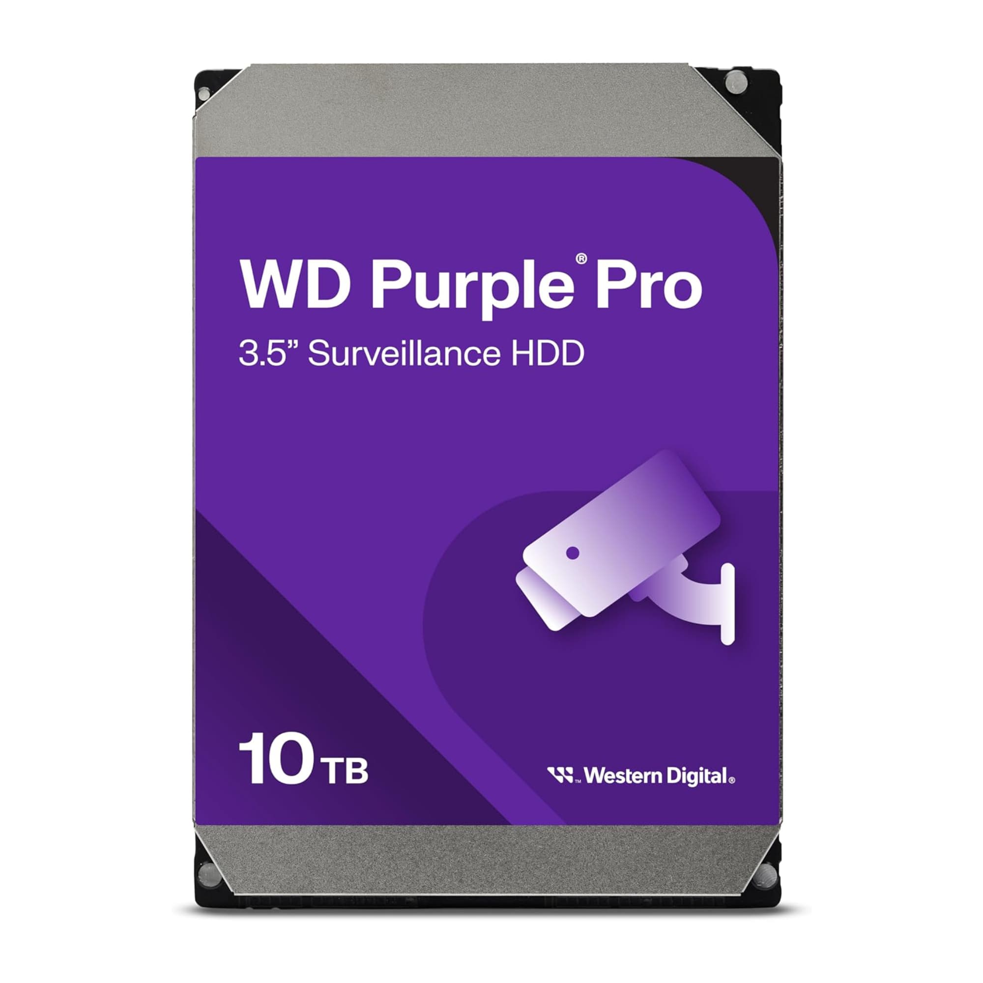 WD Refurbished Western Digital Purple Pro 10TB 3.5" SATA III 7200 RPM Internal NAS Hard Drive - 10TB HDD