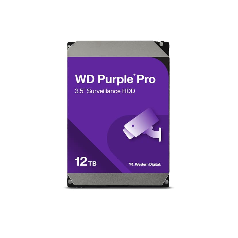 Western Digital Western Digital Purple Pro 12TB 3.5" SATA 6GB/s 7200RPM SmartVideo Hard Drive - 12TB HDD