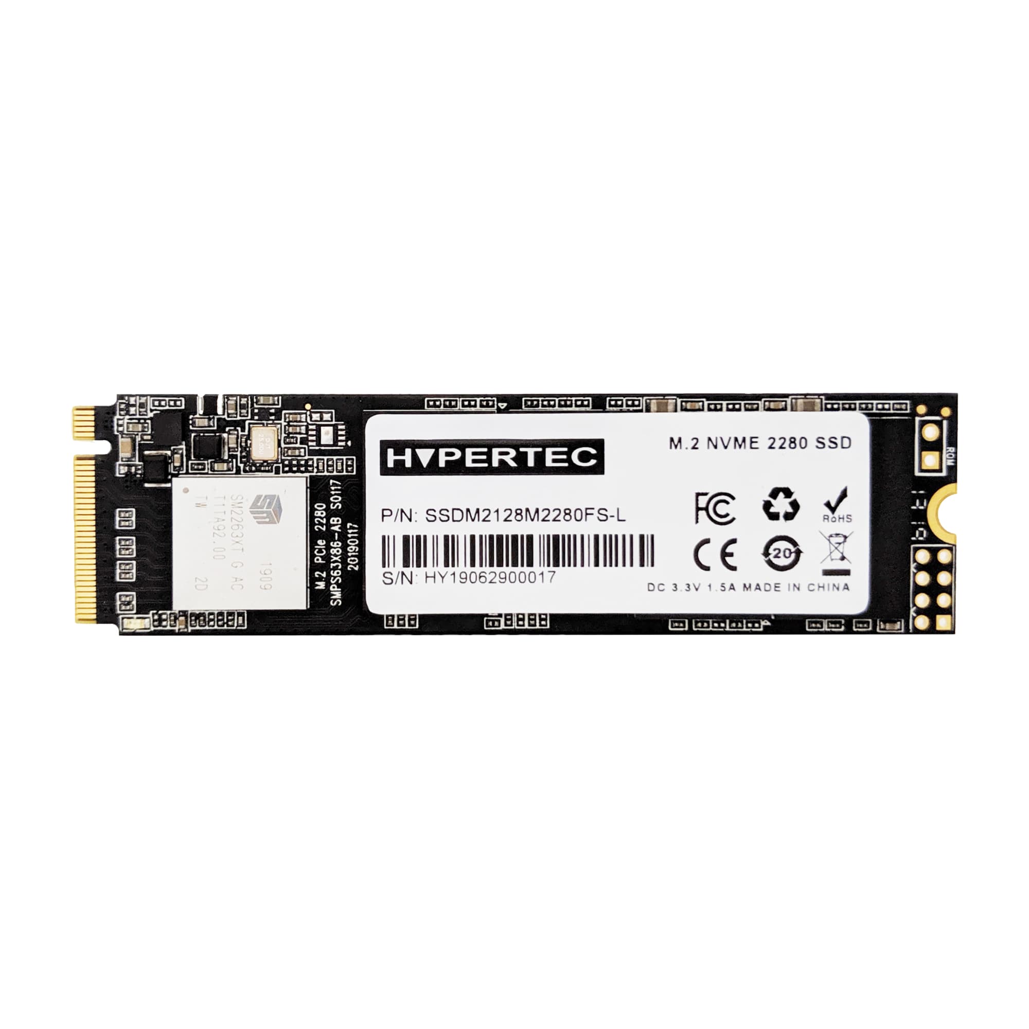 Hypertec Hypertec FirestormLite 2TB M.2 PCIe Gen3 x4 Internal SSD - 2TB NVMe
