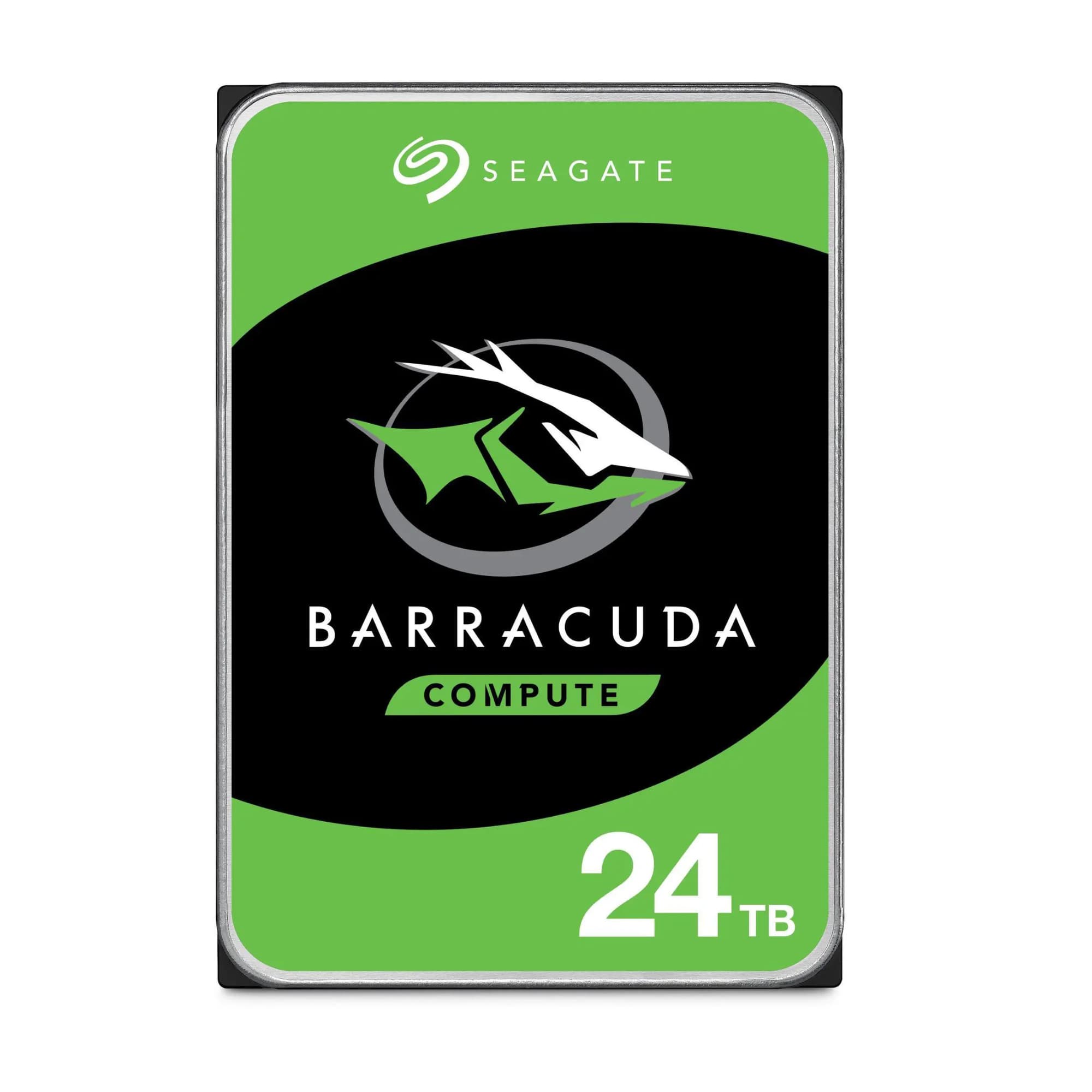 Seagate Refurbished Seagate BarraCuda 24TB 512MB 3.5" SATA 6GB/s 7200 RPM Enterprise Internal Hard Drive - 24TB HDD